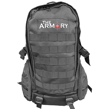 The Armory Backpack - Full Molle Panel - Black