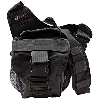 The Armory Tactical Shoulder Bag - Black