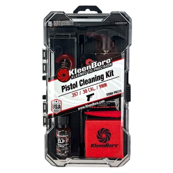 KleenBore Classic Pistol Cleaning Kit 357 38 9mm PK210