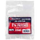 KleenBore Cotton Flannel Patches RIFLE - 22 / 270 (100 ct)