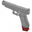 UTG Pro +5 Base Pad - Glock 17/34 - Matte Red Aluminum