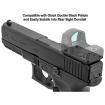 UTG Super Slim RDM20 Mount for Glock Rear Sight Dovetail