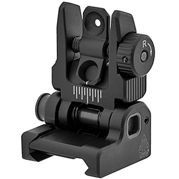 UTG Accu-Sync Spring-Loaded AR-15 Flip-Up Rear Sight