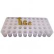 Universal White Ammo Reloading Tray - 50 Rounds