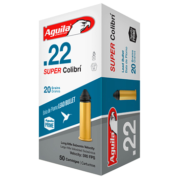 22LR 20gr Aguila Super Colibri Ammo Case (5000 rds)