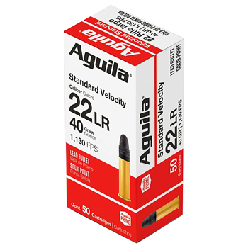 22LR 40gr SP Aguila Super Extra Standard Velocity Ammo Box (50 rds)