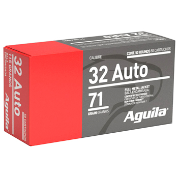 32 Auto (ACP) 71gr FMJ Aguila Ammo Case (1000 rds)