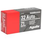 32 Auto (ACP) 71gr FMJ Aguila Ammo Box (50 rds)