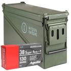 38 Super Auto +P FMJ Aguila Ammo in a PA120 Ammo Can (1000 rds)