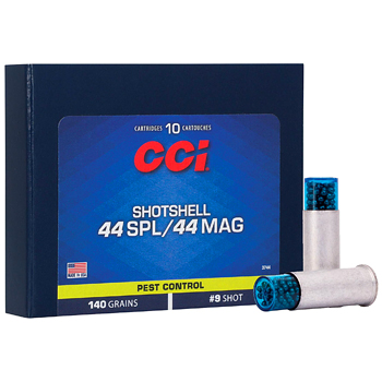 44 Spl / 44 Mag Shotshell 140gr #9 CCI Ammo Box (10 rds)