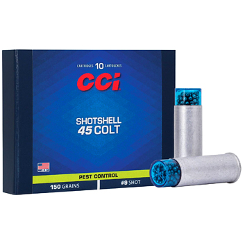 45 Colt (LC) Shotshell 150gr #9 CCI Ammo Box (10 rds)