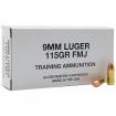 9mm Luger 115gr FMJ CCI Training Brass Ammo