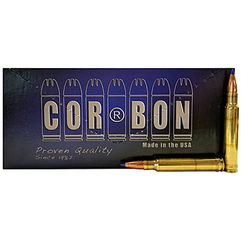 340 Weatherby Magnum 225gr T-DPX Corbon Ammo Box (20 rds)