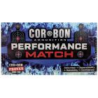 300 AAC Blackout 150gr FMJ Corbon Performance Match Ammo Box (20 rds)