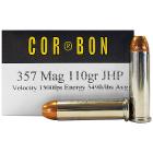 357 Mag 110gr JHP Corbon Ammo Box (20 rds)