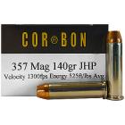 357 Mag 140gr JHP Corbon Ammo Box (20 rds)