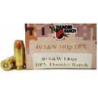 40 S&W 140gr DPX Thunder Ranch Corbon Ammo Box (20 rds)