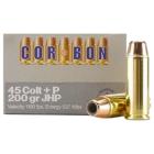 45 Colt (LC) 200gr +P JHP Corbon Ammo Box (20rds)