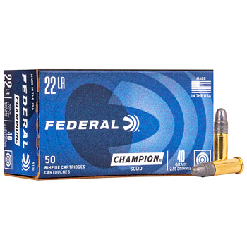 22LR 40g LRN Federal Champion Ammo Box (50 rds)