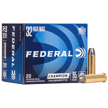 32 H&R Mag 95gr LSWC Federal Champion Ammo Box (20 rds)