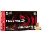 45 ACP (45 Auto) 230gr FMJ Federal American Eagle Ammo Box (50 rds)