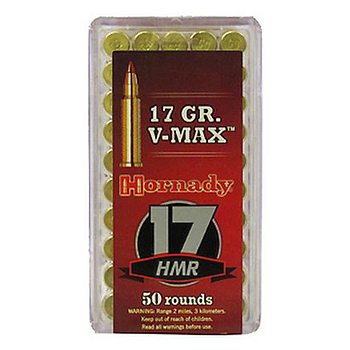 17 HMR 17gr V-MAX Hornady Ammo Box (50 rds)