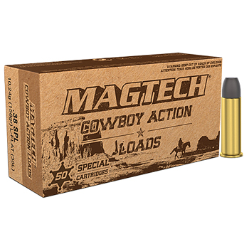 38 Special 158gr LFN Magtech Cowboy Action Load Ammo Box (50 rds)