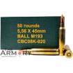 5.56x45mm 55gr FMJ M193 Magtech Ammo Box (50 rds)