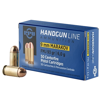 9mm Makarov (9x18mm) 93gr FMJ PPU Ammo Case (1000 rds)