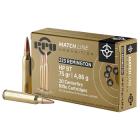 223 Remington (5.56x45mm) 75gr HPBT PPU Match Ammo Battle Pack (200 rds)