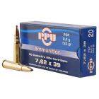 7.62x39 123gr PSP PPU Ammo Box (20 rds)