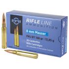 8mm Mauser (7.92x57mm) 198gr FMJBT PPU Ammo Box (20 rds)