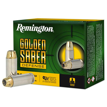 10mm Auto 180gr BJHP Remington Golden Saber Defense Ammo Box (20 rds)