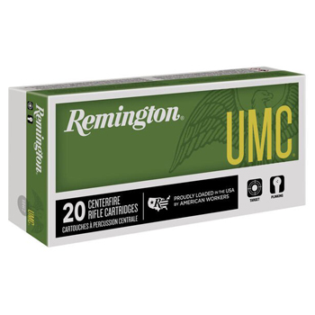 223 Remington (5.56x45mm) 55gr FMJ Remington UMC Ammo Box (20 rds)