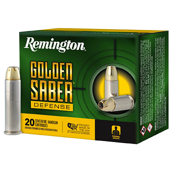 357 Mag 125gr BJHP Remington Golden Saber Ammo Box (20 rds)