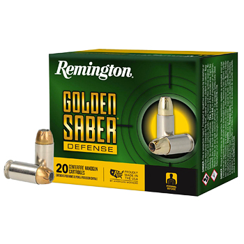 45 ACP (45 Auto) 185gr BJHP Remington Golden Saber Ammo Box (20 rds)
