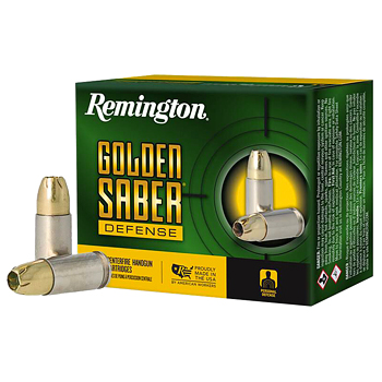 9mm Luger 147gr BJHP Remington Golden Saber Ammo Box (20 rds)