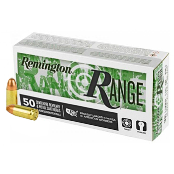 9mm Luger (9x19mm) 115gr FMJ Remington Range Ammo Case (500 rds)