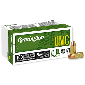 9mm Luger (9x19mm) 115gr FMJ Remington UMC Ammo Case (600 rds)
