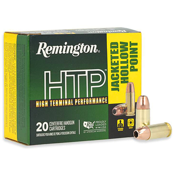 9mm Luger (9x19mm) 115gr +P JHP Remington High Terminal Performance Ammo Box (20 rds)