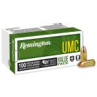 9mm Luger (9x19mm) 115gr FMJ Remington UMC Ammo Box (100 rds)