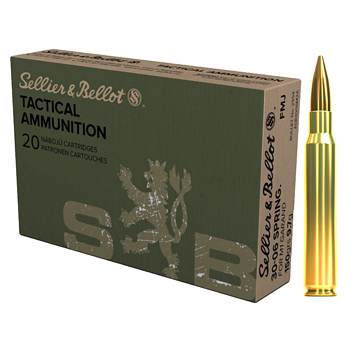 30-06 Springfield (M1 Garand) 150gr FMJ Sellier & Bellot Ammo Case (400 rds)