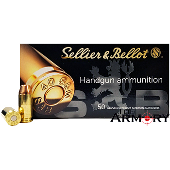 40 S&W 180gr FMJ Sellier & Bellot Case (1000 rds)