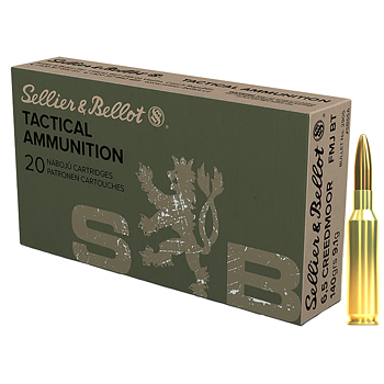 6.5 Creedmoor 140gr FMJBT Sellier & Bellot Ammo Case (500 rds)