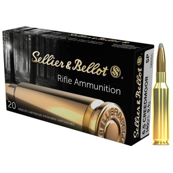 6.5 Creedmoor 140gr SP Sellier & Bellot Ammo Box (20 rds)