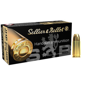 9mm Luger (9x19mm) 124gr JHP Sellier & Bellot Ammo Box (50 rds)