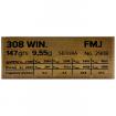 308 Winchester (7.62x51mm) 147gr FMJ Sellier & Bellot Ammo