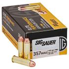 357 Mag 125gr FMJ Sig Sauer Elite Performance Ammo Box (50 rds)
