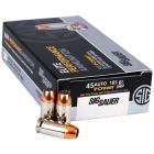 45 ACP (45 Auto) 185gr JHP Sig Sauer V-Crown Ammo Box (50 rds)