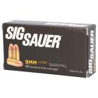9mm Luger (9x19mm) 124gr FMJ Sig Sauer Elite Ball Ammo Box (50 rds)